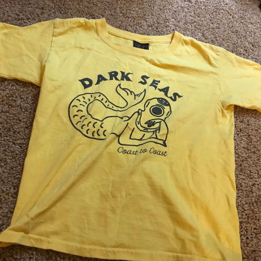 tillys crop top yellow short